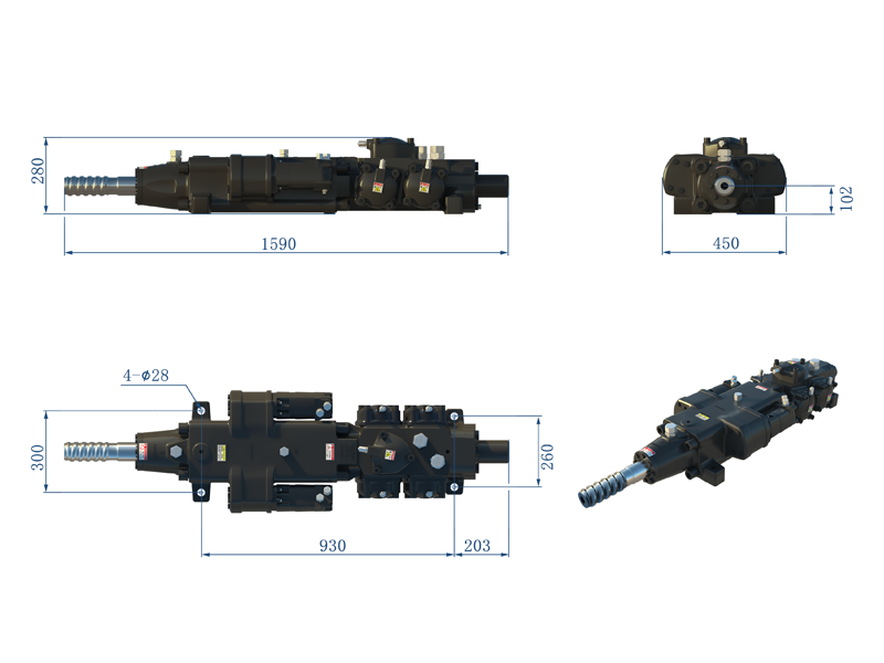 LD30S重型液壓鑿巖機(jī)